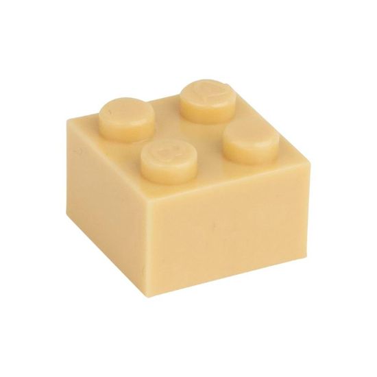 Slika Posamezna kocka 2X2 peščeno rumena 595