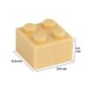 Picture of Loose brick 2X2 sand yellow 595