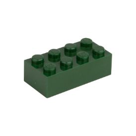 Slika Posamezna kocka 2X4 mah zelena 484