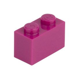 Picture of Loose brick 1X2 traffic purple 624