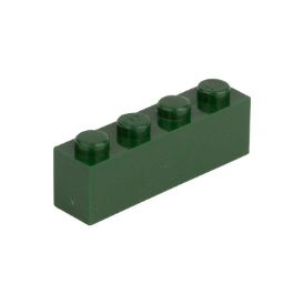 Slika Posamezna kocka 1X4 mah zelena 484