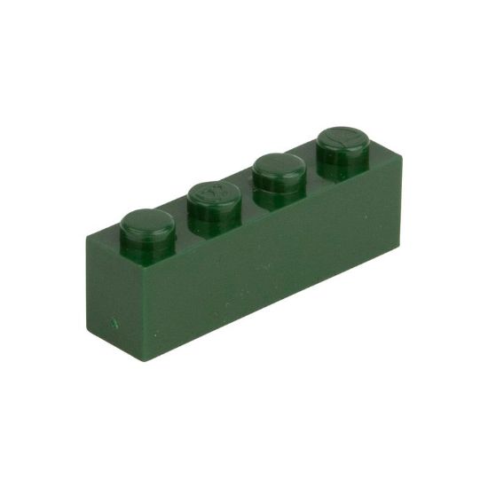 Picture of Loose brick 1X4 moss green 484