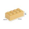 Picture of Loose brick 2X4 sand yellow 595