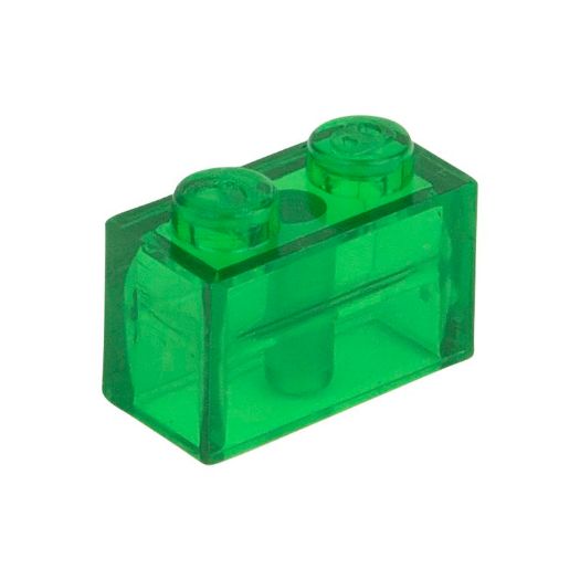 Picture for category Bag 1X2 Signal green transparent 708