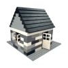Slika Vrečka kock hišne mešanice v črno beli barvni kombinaciji/ 1000 kos
