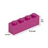 Picture of Loose brick 1X4 traffic purple 624