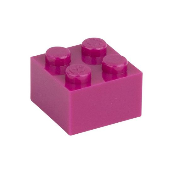 Picture of Loose brick 2X2 traffic purple 624