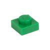 Picture of Loose plate 1X1 signal Green 180