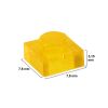 Picture of Loose plate 1X1 traffic yellow transparent 004