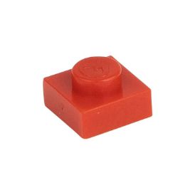 Picture of Loose plate 1X1 flame red 620