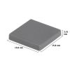 Picture of Loose tile 2X2 dusty gray 851