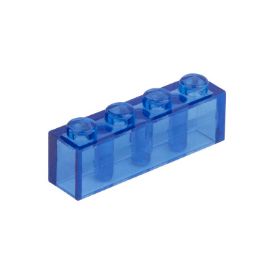 Picture of Loose brick 1X4 sky blue transparent 192