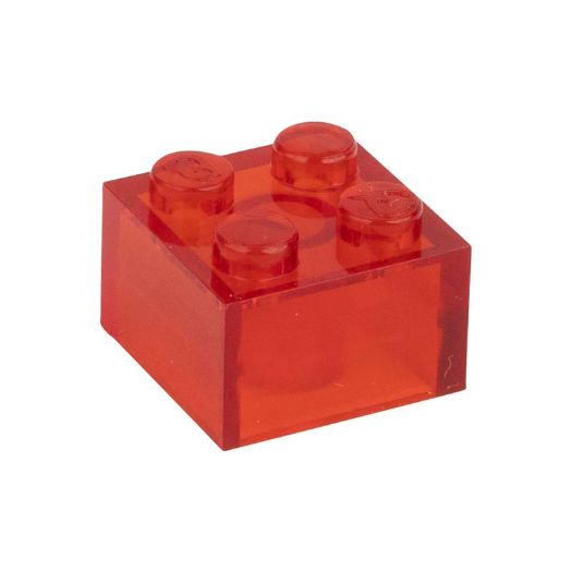 Picture for category Bag 2X2 Flame red transparent 224