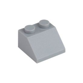Picture of Roof tile 2X2/45° - window gray 411