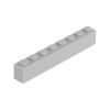 Picture of Loose brick 1X8 window gray 411