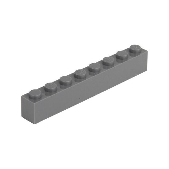 Picture of Loose brick 1X8 dusty gray 851