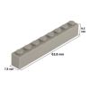 Picture of Loose brick 1X8 stone gray 280