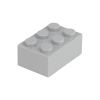 Picture of Loose brick 2X3 window gray 411