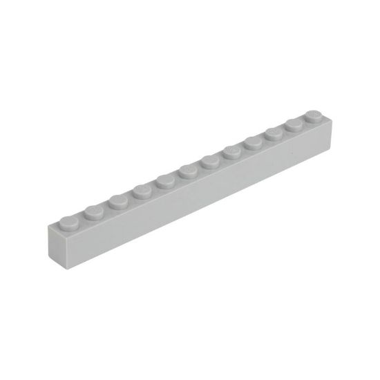 Picture of Loose brick 1X12 window gray 411