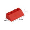 Picture of Roof tile 2X4/ 45° - flame red 620