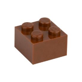 Picture of Loose brick 2X2 signal brown 090