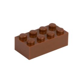 Picture of Loose brick 2X4 signal brown 090