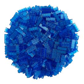 Slika Enobarvna škatlica prozorno nebesno modra 192 /300 kos 