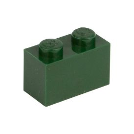 Picture of Loose brick 1X2 moss green 484