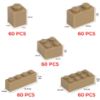 Immagine di Unicolore scatola beige scuro 268 /300 pz  