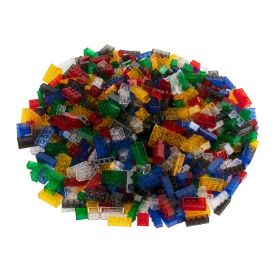 Picture of Kindergarten blocks transparent basic mix /bag 1000 pcs