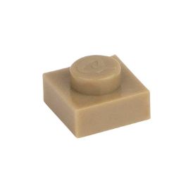Picture of Loose plate 1X1 dark beige 268