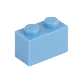 Immagine di Mattone sciolti 1X2 blu chiaro 890