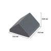 Immagine di Tegola scanalata 2X2/ 45° - grigio scuro 851 
