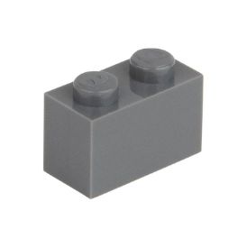 Immagine di Mattone sciolti 1X2 grigio scuro 851