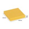 Image de Carreaux en vrac 2X2 jaune melon 242