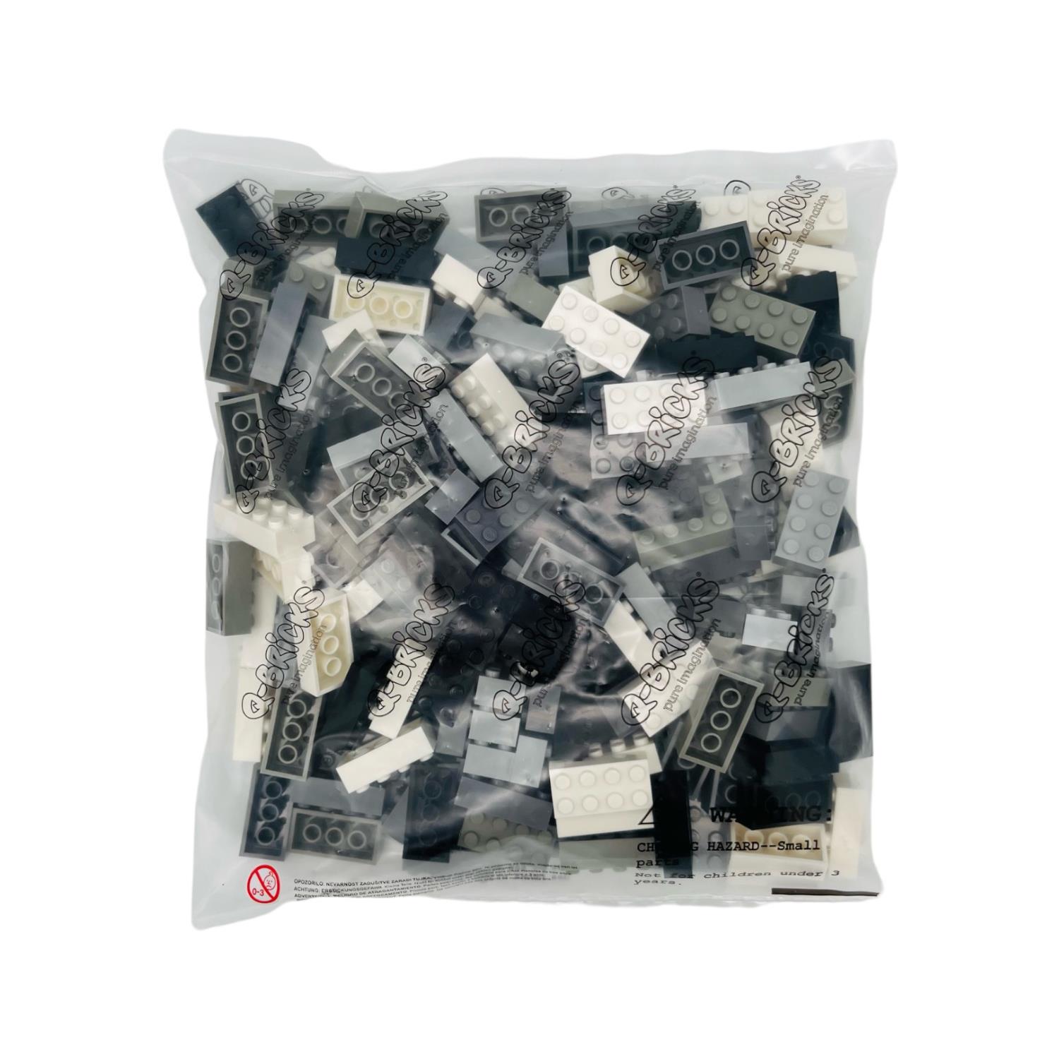 Classic 2x4 building brick set | 200 pieces in 5 different building ...