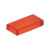 Picture of Loose tile 1X2 flame red transparent 224