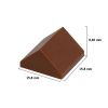 Picture of Ridged tile 2X2/ 45° - signal brown 090