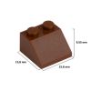 Picture of Roof tile 2X2/45° - signal brown 090