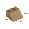 Picture of Roof tile 2X2/45° - dark beige 268