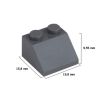 Picture of Roof tile 2X2/45° - dusty gray 851