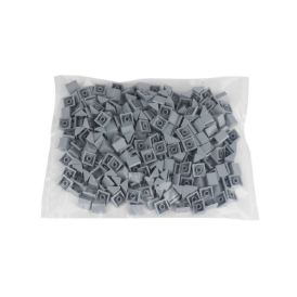 Picture of Bag ridged tiles 2X2 /45° window gray 411