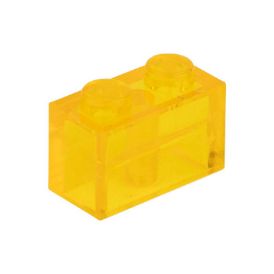 Picture of Loose brick 1X2 traffic yellow transparent 004