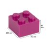 Picture of Loose brick 2X2 traffic purple 624