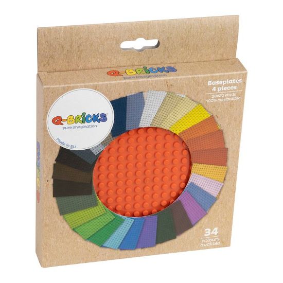 Slika Osnovna plošča 20X20 čisto oranžna 501 /kartonasta škatla 4 kos 