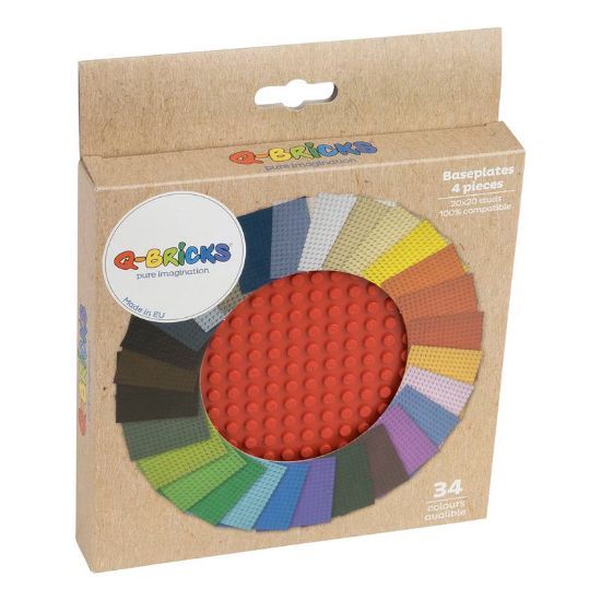 Slika Osnovna plošča 20X20 ognjeno rdeča 620 /kartonasta škatla 4 kos 