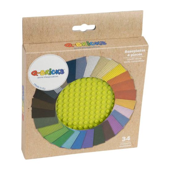 Slika Osnovna plošča 20X20 travnato zelena 101 /kartonasta škatla 4 kos 