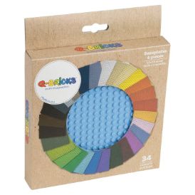 Slika Osnovna plošča 20X20 svetlo modra 890 /kartonasta škatla 4 kos 