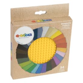 Slika Osnovna plošča 20X20 prometno rumena 513 /kartonasta škatla 4 kos 