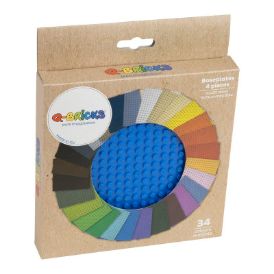 Slika Osnovna plošča 20X20 nebesno modra 663 /kartonasta škatla 4 kos 